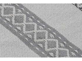 Carpet Cotton Fringes White&Grey (166764)