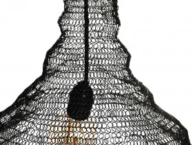 Ceiling Lamp Black Iron Mesh (152854)
