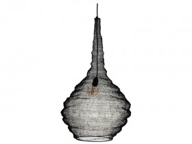 Ceiling Lamp Black Iron Mesh (152854)
