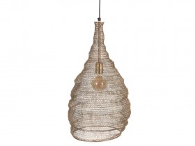 Ceiling Lamp Copper Iron Mesh L (153784)