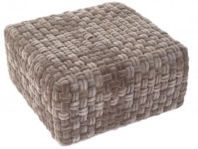 Braided Floor Cushion Brown (171001)