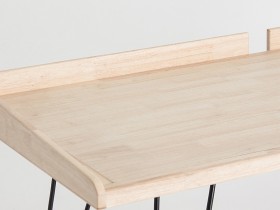 Natural wooden iron Desk (28298)