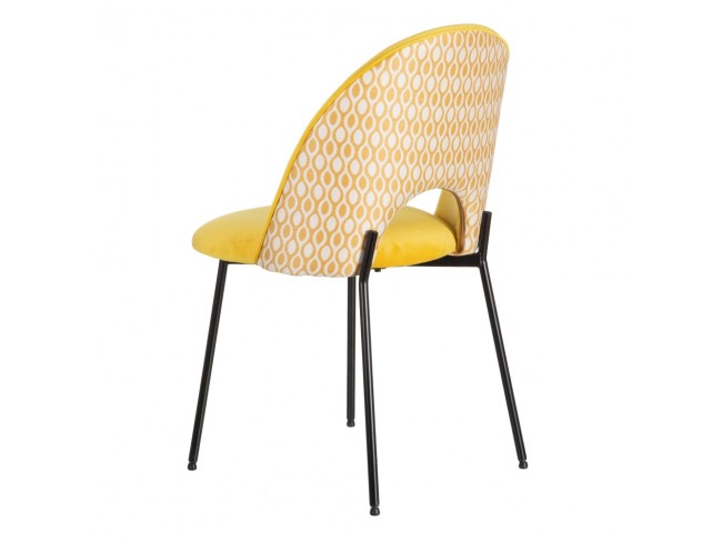 Upholstered Yellow Dining Chair (152543)