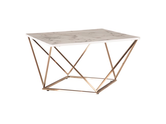 Coffee Table White Marble (600087)
