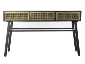 Console Table Metal Rack Black (182052)