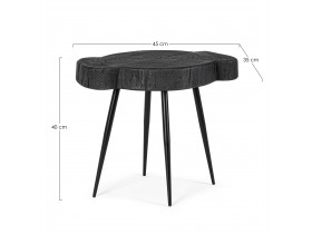 Auxiliary Table Black Wood 746814