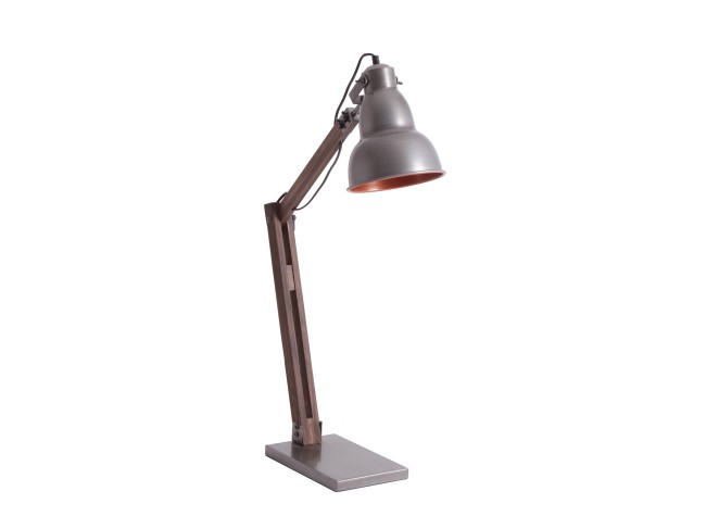 Desk Lamp Metal/Wood (25307)