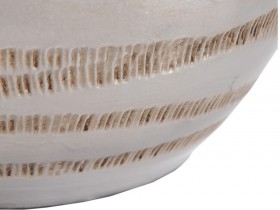 Silver Ceramic Flower-Pot (601104)