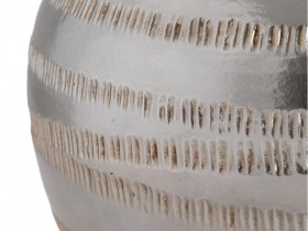 Silver Ceramic Flower-Pot (601104)